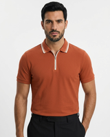 De Signature Zip Polo