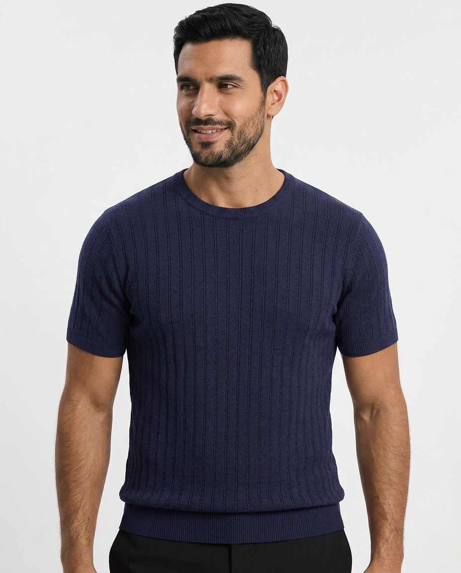 Het Riviera Gebreide T-shirt