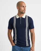 De Monaco Gestreepte Polo