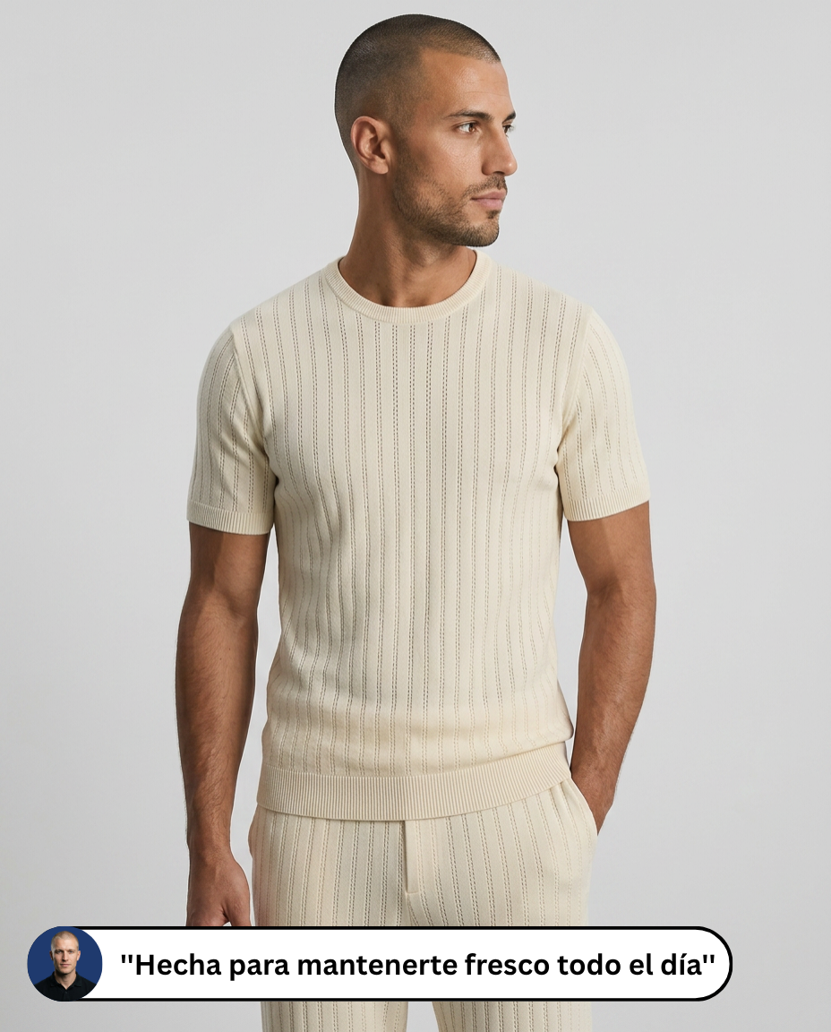 Het Riviera Gebreide T-shirt