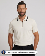 De Signature Zip Polo