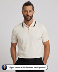 De Signature Zip Polo