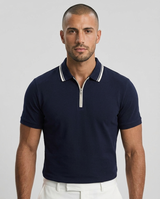 De Signature Zip Polo