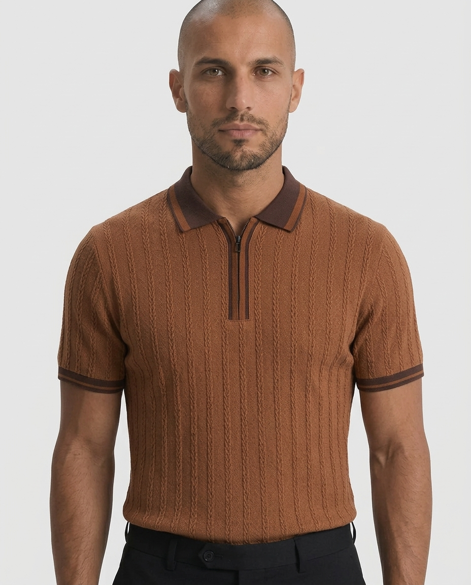 De Heritage Gebreide Polo